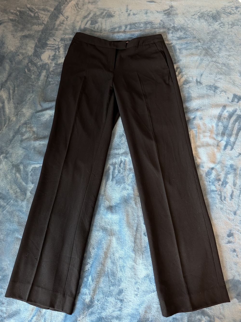 Calvin Klein Black Wide-Leg Dress Trousers for Women
